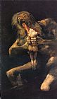 Francisco de Goya Saturn devouring his young painting